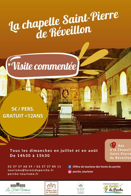 Visite commentée de La Chapelle Saint-Pierre de Réveillon