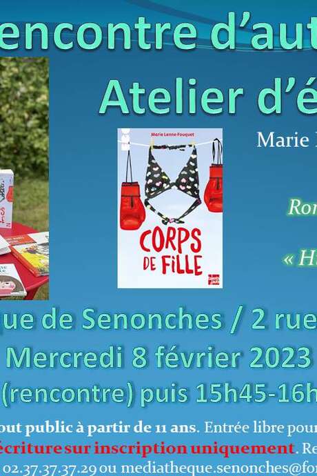 Rencontre d'auteure - atelier écriture Rencontre d'auteure - atelier écriture