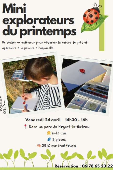 Atelier aquarelle pour enfant