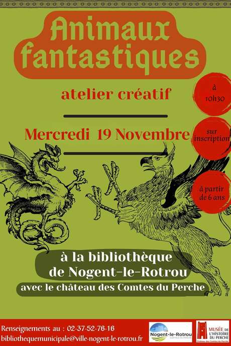 Atelier créatif "Animaux fantastiques"