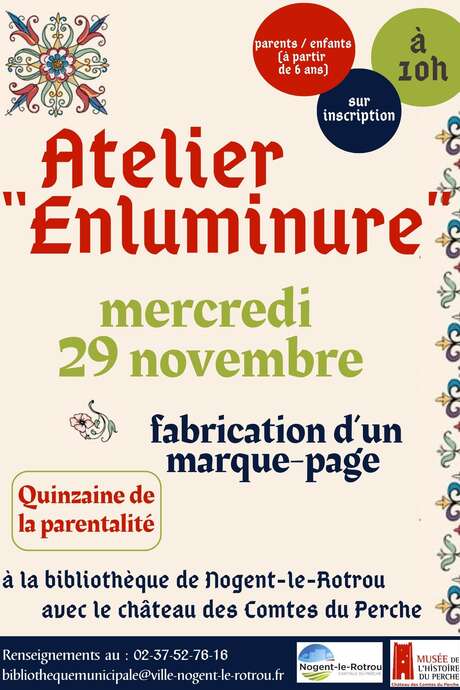 Atelier enluminure