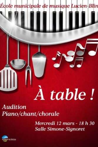 Audition Piano/ Chant/ Chorale -Salle Simone-Signoret