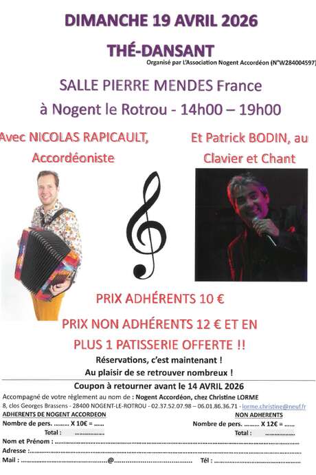 Thé dansant à Nogent-le-Rotrou