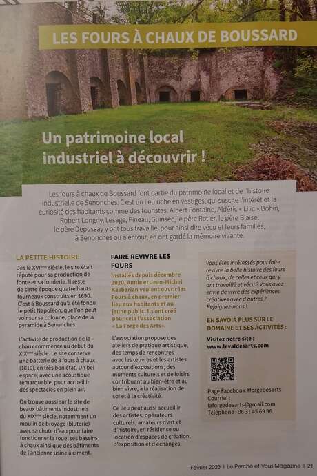 Visite accompagnée du site - Exposition de photographies - si les fours à chaux m'étaient contés