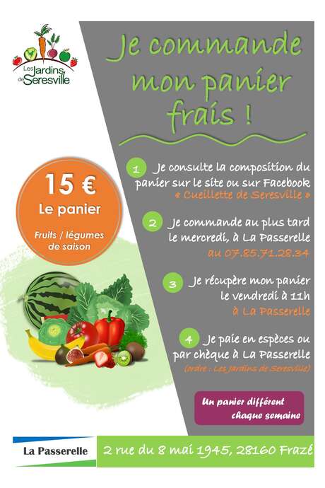 Je commande mon panier frais !