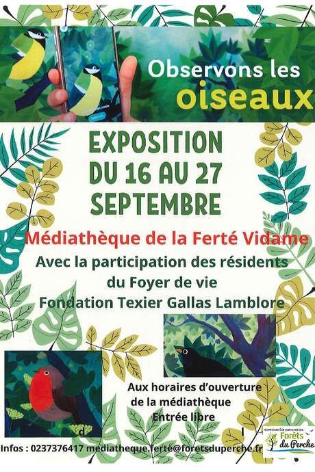 Exposition - Observons les oiseaux