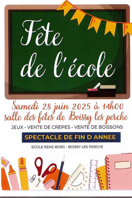 Fête de l'école
