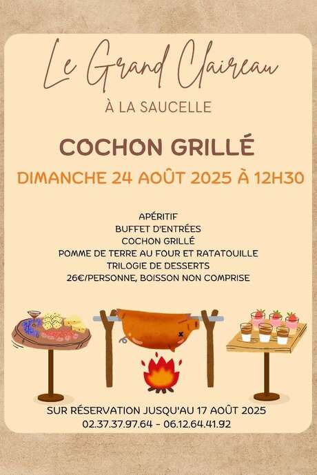 Cochon grillé