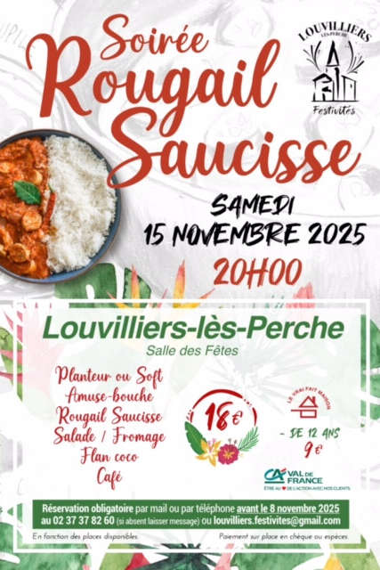 Soirée rougail saucisse