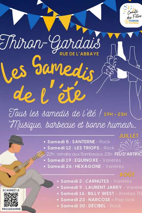 Samedis de l'été : concerts et barbecue