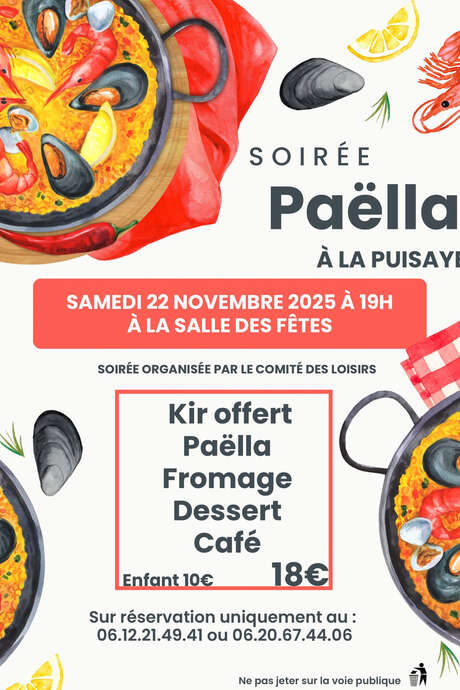 Soirée paëlla