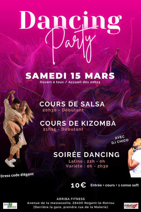 Soirée Dancing Party mensuelle I Arriba Fitness