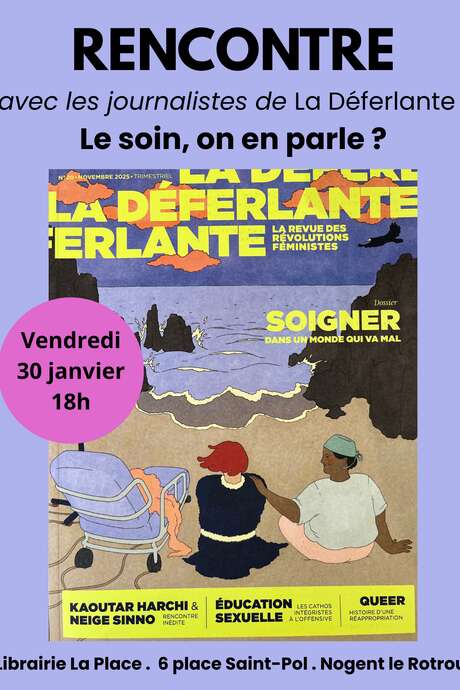 Rencontre avec les journalistes de la revue La Déferlante