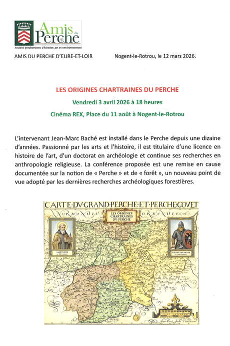 Conférence des Amis du Perche