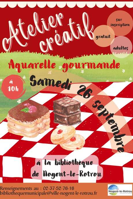 Atelier créatif - Initiation à l'aquarelle gourmande
