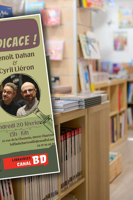 Séance de dédicace de l'équipe de "Dans la tête de Sherlock Holmes"