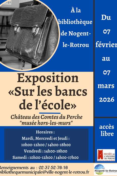Exposition « Sur les bancs de l’école » du Château - Hors les murs