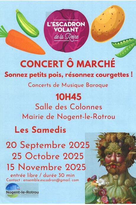 Concert Ô marché -- octobre 2025