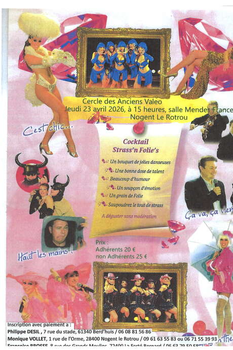 Cocktail Strass'n Folie's - Organisé par le cercle des anciens de Valéo