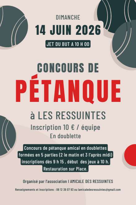 Concours de Pétanque