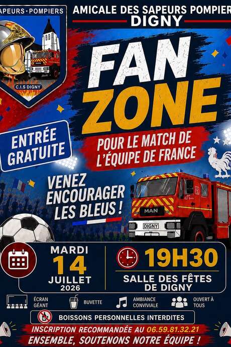 Fan Zone - Demi-finale Coupe du monde de Football