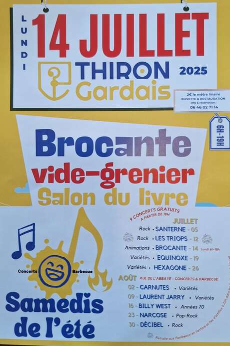 Brocante - Vide-grenier - Salon du livre