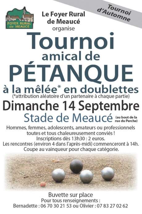 Tournoi de pétanque