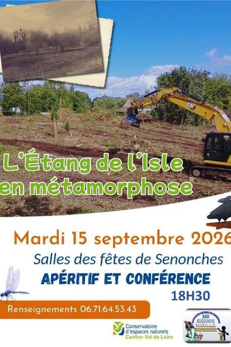 Apéritif & Conférence - L'étang de l'Isle en métamorphose