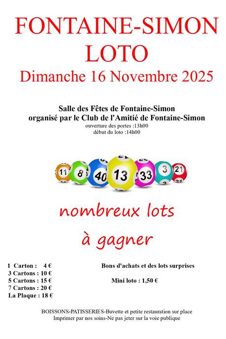 Loto - Fontaine-Simon