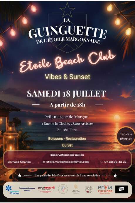 La Guinguette de l'Étoile Margonnaise - Étoile Beach Club