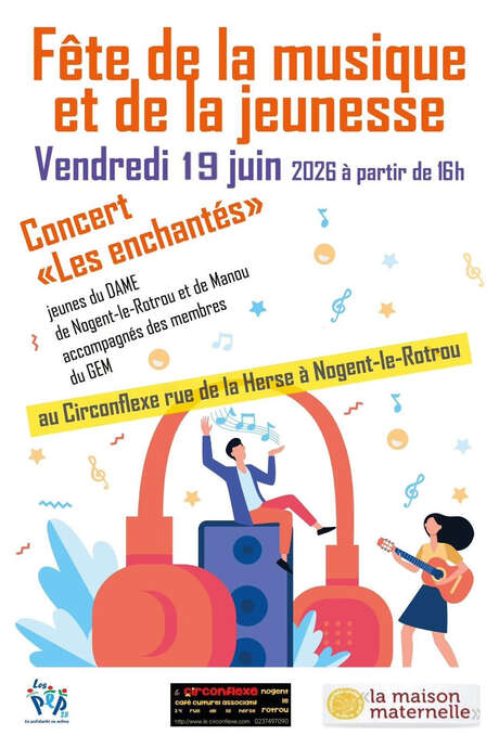 Fête de la Musique I Concert au Circonflexe "Les Enchantés"