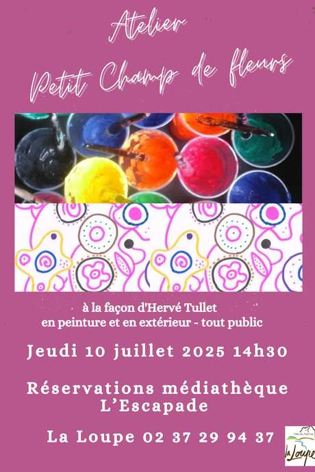 ATELIER - Petit champs de fleurs