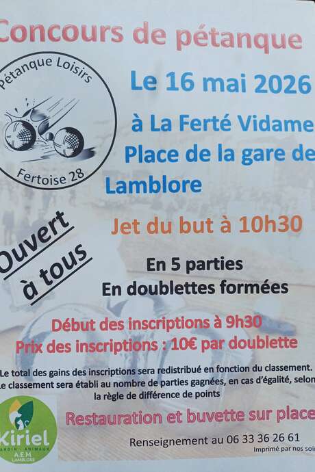 Concours de pétanque