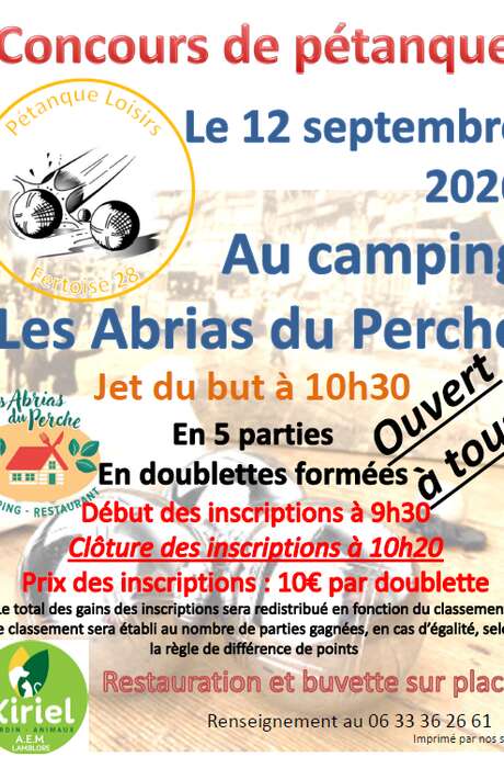 Concours de pétanque