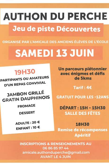 Jeu de piste découvertes