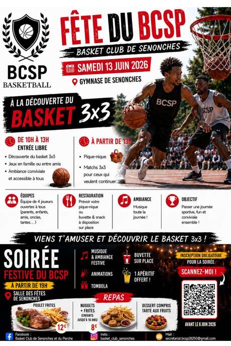 Journée Basket en 3x3 / Soirée du club