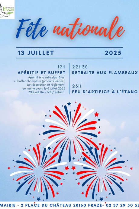 FETE NATIONALE - Frazé
