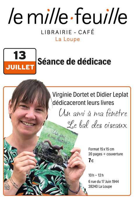 Dédicace de "Le Bal des Oiseaux" de Virginie Dortet et Didier Leplat
