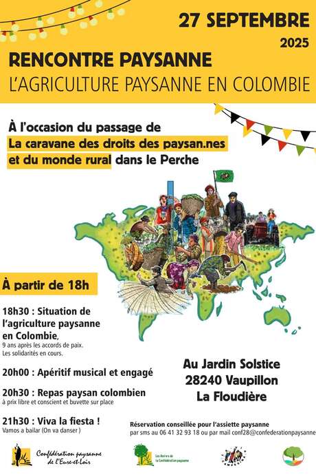 Rencontre paysanne - L'agriculture paysanne en colombie
