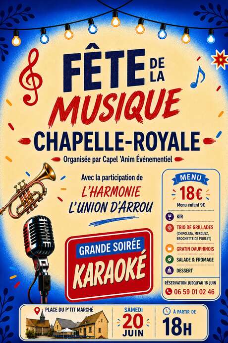 Fête de la musique à Chapelle-Royale