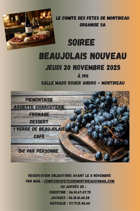 Soiree beaujolais nouveau
