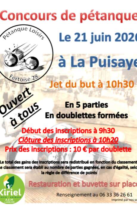 Concours de Pétanque