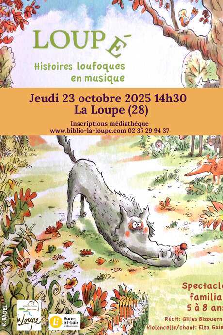 Spectacle "Loup gris et la mouche" de Gilles Bizouerne