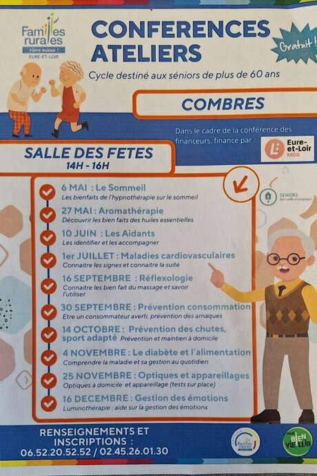 Conférence/atelier pour les séniors de plus de 60 ans
