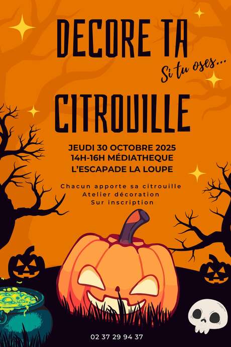 Décore ta citrouille