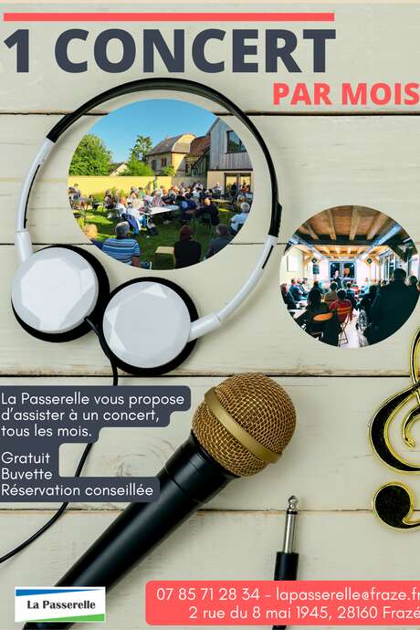 1 CONCERT PAR MOIS