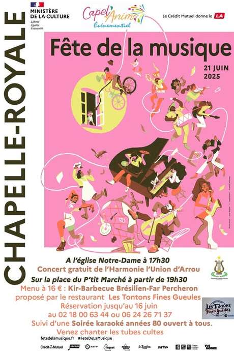 La fête de la musique à  Chapelle-Royale
