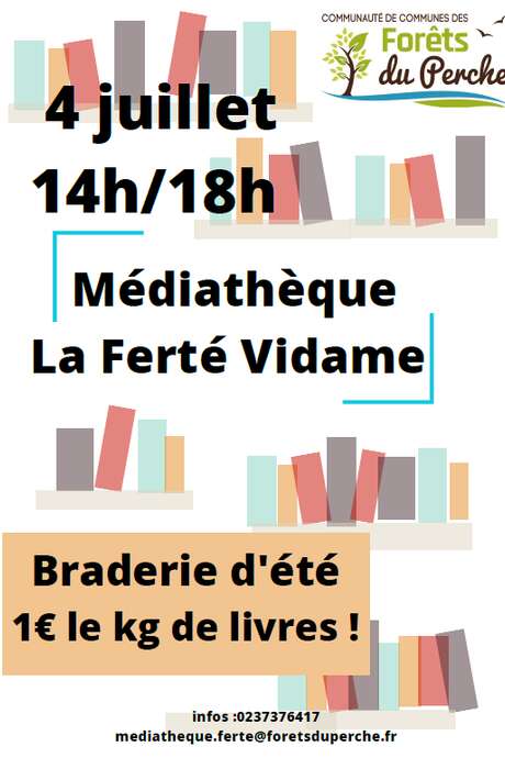 Braderie au kilo de la Médiathèque