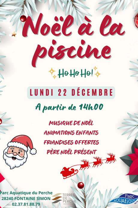Noël à la piscine !