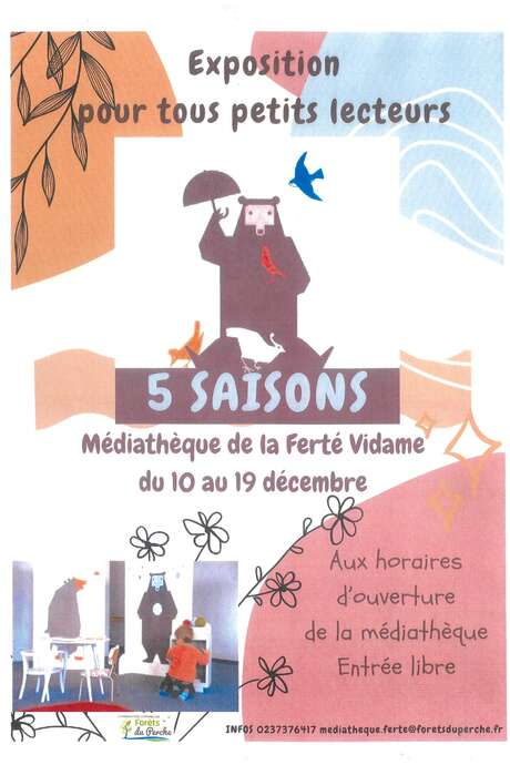 Exposition pour les tous petits lecteurs - 5 saisons